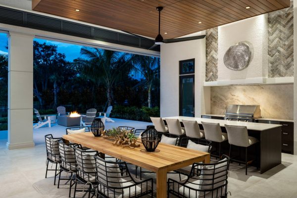 5063 Groveland Terrace Naples-large-026-036-Outdoor Kitchen dusk new-1334x1000-72dpi